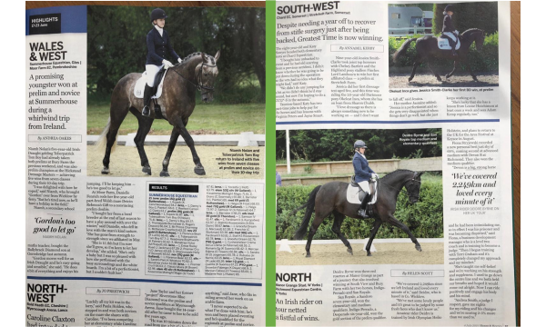 Irish Riders Niamh Nolan and Deidre Byrne Featured in Horse & Hound